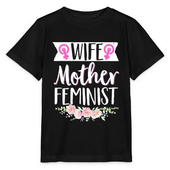 Feminist Women's Rights Female - Stanley/Stella MINI CREATOR Kids’ T-Shirt - black - Front - Mikhail (115cm)
