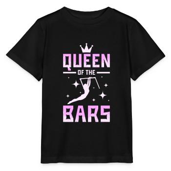 Reine de la gymnastique des bars - T-shirt bio MINI CREATOR Stanley/Stella Enfant - noir - Devant - Mikhail (115cm)