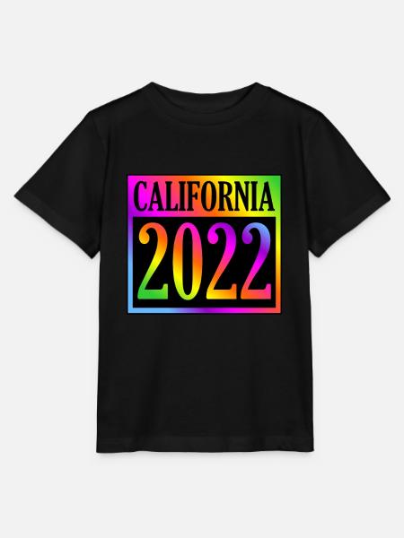 Kalifornien 2022 Geschenk - Stanley/Stella Kinder T-Shirt MINI CREATOR - Schwarz