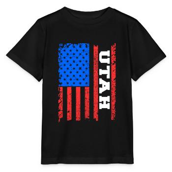 Utah - Stanley/Stella Kinder T-Shirt MINI CREATOR  - Schwarz - Vorne - Mikhail (115cm)