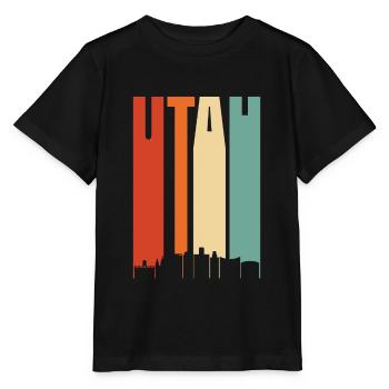 Utah - Stanley/Stella Kinder T-Shirt MINI CREATOR  - Schwarz - Vorne - Mikhail (115cm)