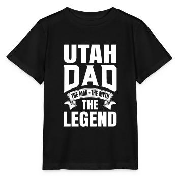 Utah - Stanley/Stella Kinder T-Shirt MINI CREATOR  - Schwarz - Vorne - Mikhail (115cm)