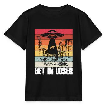 Get in Loser - Stanley/Stella Kinder T-Shirt MINI CREATOR  - Schwarz - Vorne - Mikhail (115cm)