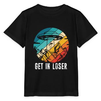 Get in Loser - Stanley/Stella Kinder T-Shirt MINI CREATOR  - Schwarz - Vorne - Mikhail (115cm)