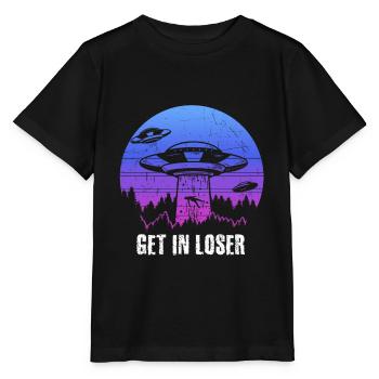 Get in Loser - Stanley/Stella Kinder T-Shirt MINI CREATOR  - Schwarz - Vorne - Mikhail (115cm)