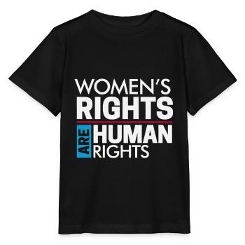 Women's rights are human rights - Stanley/Stella MINI CREATOR Kids’ T-Shirt - black - Front - Mikhail (115cm)
