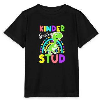 First Day Of School Kindergarten Stud - Stanley/Stella MINI CREATOR Kids’ T-Shirt - black - Front - Mikhail (115cm)