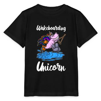 Wakeboarder Wakeboard Licorne Wakeboard - T-shirt bio MINI CREATOR Stanley/Stella Enfant - noir - Devant - Mikhail (115cm)