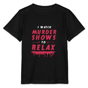 True-Crime Podcast Design n True-Crime Fan - Stanley/Stella MINI CREATOR Kids’ T-Shirt - black - Front - Mikhail (115cm)