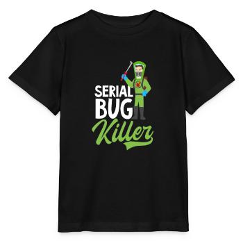 Bug Exterminator Serien-Bug-Killer - Stanley/Stella Kinder T-Shirt MINI CREATOR  - Schwarz - Vorne - Mikhail (115cm)