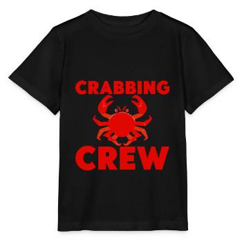 Équipage de crabe - T-shirt bio MINI CREATOR Stanley/Stella Enfant - noir - Devant - Mikhail (115cm)