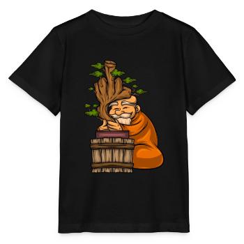 Arbres miniatures Bonsaï Majeur - T-shirt bio MINI CREATOR Stanley/Stella Enfant - noir - Devant - Mikhail (115cm)