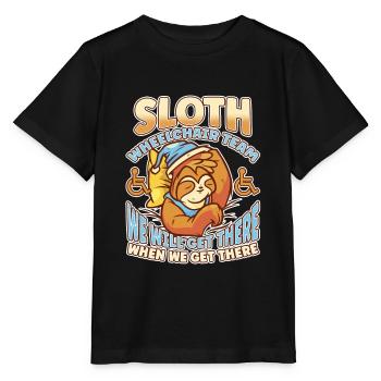 Handicap Wheelchair Design for an Amputation - Stanley/Stella MINI CREATOR Kids’ T-Shirt - black - Front - Mikhail (115cm)