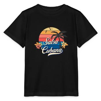 Salsa Dance Salsa Cubana Salsa Musique - T-shirt bio MINI CREATOR Stanley/Stella Enfant - noir - Devant - Mikhail (115cm)