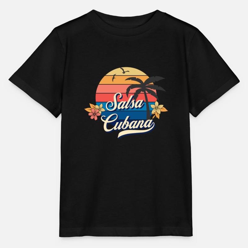 Salsa Dance Salsa Cubana Salsa Musique - T-shirt bio MINI CREATOR Stanley/Stella Enfant - noir