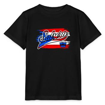 Danseur de Salsa Salsero Puerto Rico Salsero - T-shirt bio MINI CREATOR Stanley/Stella Enfant - noir - Devant - Mikhail (115cm)