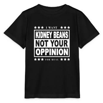 Kidney Bean Vegetable - Stanley/Stella Kinder T-Shirt MINI CREATOR  - Schwarz - Vorne - Mikhail (115cm)