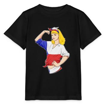 Fille tchèque Incassable I Héritage tchèque Tchèque - T-shirt bio MINI CREATOR Stanley/Stella Enfant - noir - Devant - Mikhail (115cm)
