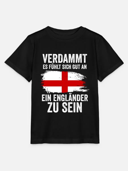 England Engländer Englisches - Stanley/Stella Kinder T-Shirt MINI CREATOR - Schwarz