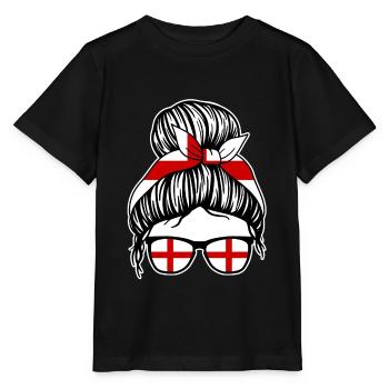 Engländer Englisches England - Stanley/Stella Kinder T-Shirt MINI CREATOR  - Schwarz - Vorne - Mikhail (115cm)