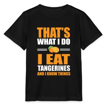 Mandarine Liebhaber - Stanley/Stella Kinder T-Shirt MINI CREATOR  - Schwarz - Vorne - Mikhail (115cm)