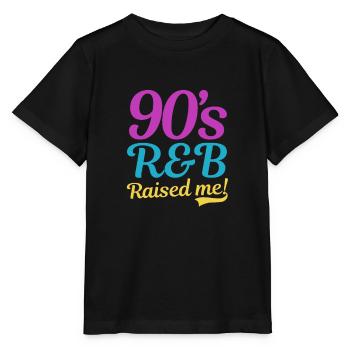 J’aime les années 90 90 Le R&B m’a élevé - T-shirt bio MINI CREATOR Stanley/Stella Enfant - noir - Devant - Mikhail (115cm)