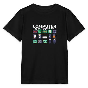 Computer Whisperer - software developer - Stanley/Stella MINI CREATOR Kids’ T-Shirt - black - Front - Mikhail (115cm)