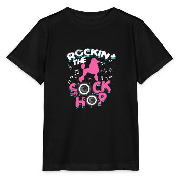 Rockin' the sock hop - danse - T-shirt bio MINI CREATOR Stanley/Stella Enfant - noir - Devant - Mikhail (115cm)
