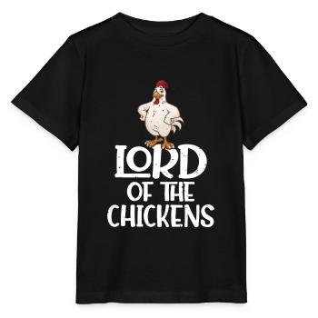 Seigneur des poulets Chicken Farm Out - T-shirt bio MINI CREATOR Stanley/Stella Enfant - noir - Devant - Mikhail (115cm)