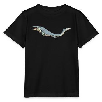 Mosasaurus I Marine Repiel Fossiles du Crétacé - T-shirt bio MINI CREATOR Stanley/Stella Enfant - noir - Devant - Mikhail (115cm)