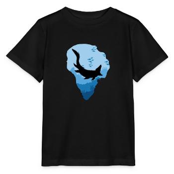 Mosasaurus I Marine Repiel Fossiles du Crétacé - T-shirt bio MINI CREATOR Stanley/Stella Enfant - noir - Devant - Mikhail (115cm)