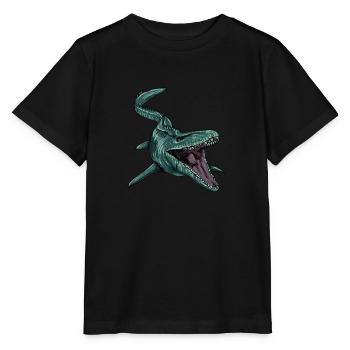 Mosasaurus I Marine Repiel Fossiles du Crétacé - T-shirt bio MINI CREATOR Stanley/Stella Enfant - noir - Devant - Mikhail (115cm)