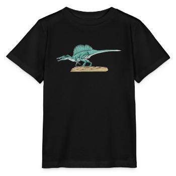 Spinosaurus I Thorn Lizard Crétacé Fossile - T-shirt bio MINI CREATOR Stanley/Stella Enfant - noir - Devant - Mikhail (115cm)