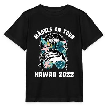 Mädels on Tour Hawaii 2022 - Stanley/Stella Kinder T-Shirt MINI CREATOR  - Schwarz - Vorne - Mikhail (115cm)