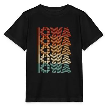Cadeau de la ville natale de l’Iowa - T-shirt bio MINI CREATOR Stanley/Stella Enfant - noir - Devant - Mikhail (115cm)