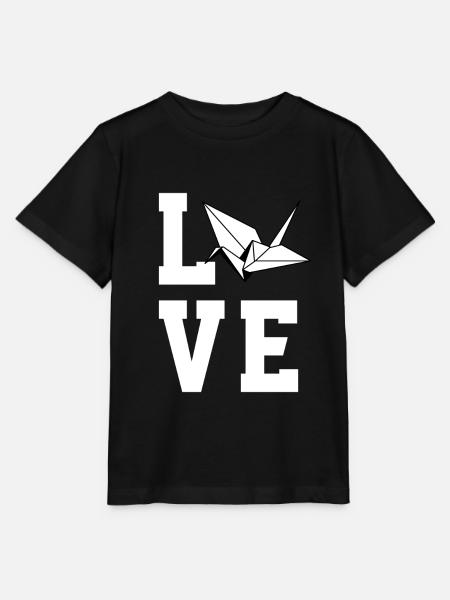 Liebe Origami - Stanley/Stella Kinder T-Shirt MINI CREATOR - Schwarz