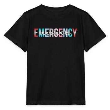Emergency Nurse Nurse Emergency Room - Stanley/Stella MINI CREATOR Kids’ T-Shirt - black - Front - Mikhail (115cm)