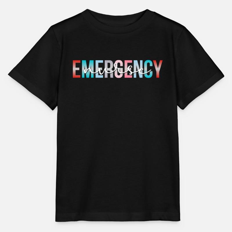 Infirmière d’urgence Infirmière Salle d’urgence - T-shirt bio MINI CREATOR Stanley/Stella Enfant - noir