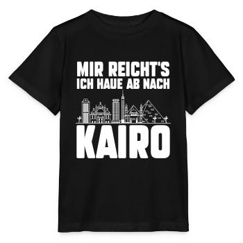 Mir reichts ich haue ab nach Kairo - Stanley/Stella Kinder T-Shirt MINI CREATOR  - Schwarz - Vorne - Mikhail (115cm)