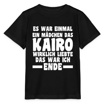 Es war einmal ein Mädchen das Kairo wirklich liebt - Stanley/Stella Kinder T-Shirt MINI CREATOR  - Schwarz - Vorne - Mikhail (115cm)