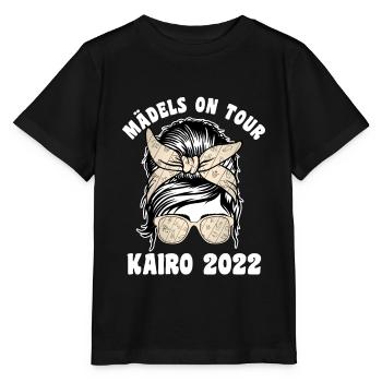 Mädels on Tour Kairo 2022 - Stanley/Stella Kinder T-Shirt MINI CREATOR  - Schwarz - Vorne - Mikhail (115cm)