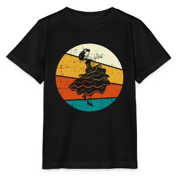 Flamenco - Stanley/Stella Kinder T-Shirt MINI CREATOR  - Schwarz - Vorne - Mikhail (115cm)