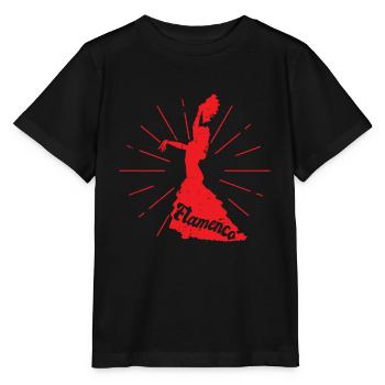 Flamenco - Stanley/Stella Kinder T-Shirt MINI CREATOR  - Schwarz - Vorne - Mikhail (115cm)