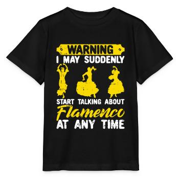 Flamenco - Stanley/Stella Kinder T-Shirt MINI CREATOR  - Schwarz - Vorne - Mikhail (115cm)