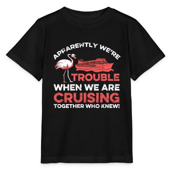 Kreuzfahrt - Stanley/Stella Kinder T-Shirt MINI CREATOR  - Schwarz - Vorne - Mikhail (115cm)