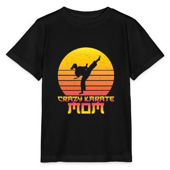 Funny Karate Mom For Black Belt Combat Sports - Stanley/Stella MINI CREATOR Kids’ T-Shirt - black - Front - Mikhail (115cm)