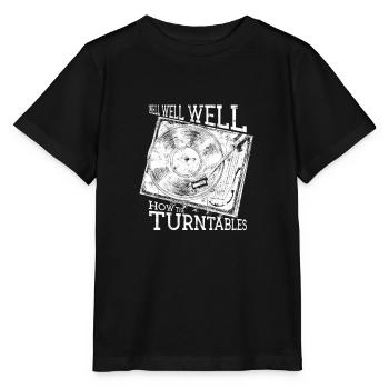 Gut so, wie die Plattenspieler - Discjockey - Stanley/Stella Kinder T-Shirt MINI CREATOR  - Schwarz - Vorne - Mikhail (115cm)