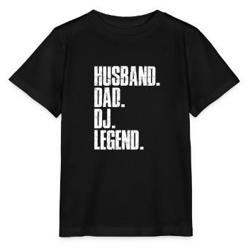 Mari Papa DJ Legend - musique - T-shirt bio MINI CREATOR Stanley/Stella Enfant - noir - Devant - Mikhail (115cm)