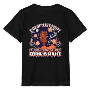 Handicap Wheelchair Design for an Amputation - Stanley/Stella MINI CREATOR Kids’ T-Shirt - black - Front - Mikhail (115cm)