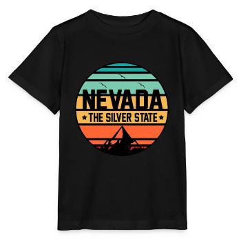 Nevada Das Silberne Staatsgeschenk - Stanley/Stella Kinder T-Shirt MINI CREATOR  - Schwarz - Vorne - Mikhail (115cm)